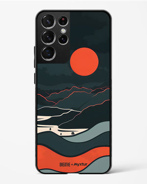 Fiery Nightfall [BREATHE] Glass Case Phone Cover (Samsung)