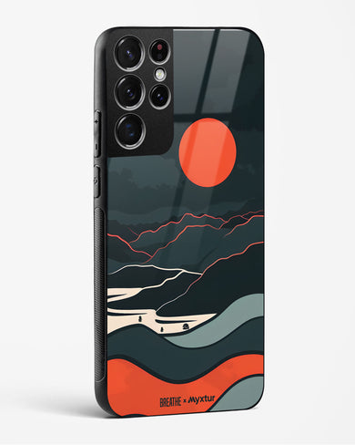 Fiery Nightfall [BREATHE] Glass Case Phone Cover (Samsung)