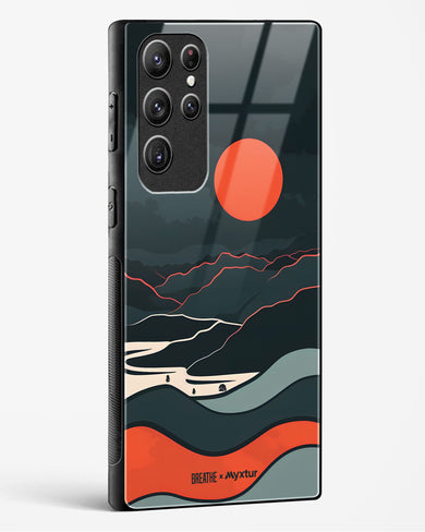 Fiery Nightfall [BREATHE] Glass Case Phone Cover (Samsung)