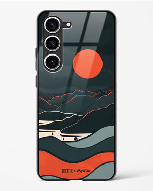 Fiery Nightfall [BREATHE] Glass Case Phone Cover (Samsung)