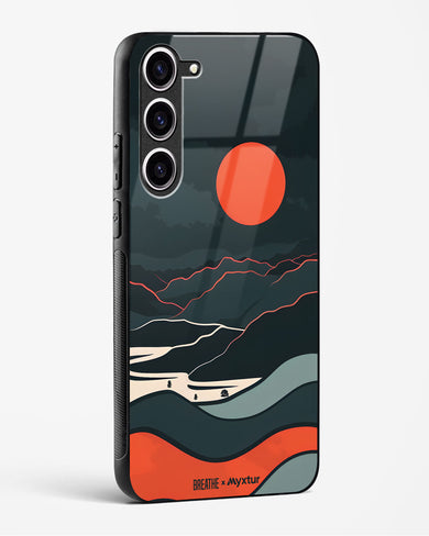 Fiery Nightfall [BREATHE] Glass Case Phone Cover (Samsung)