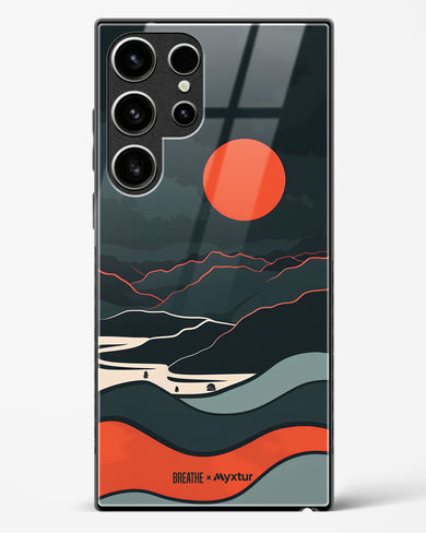 Fiery Nightfall [BREATHE] Glass Case Phone Cover (Samsung)