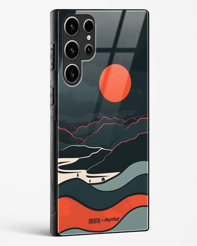 Fiery Nightfall [BREATHE] Glass Case Phone Cover (Samsung)