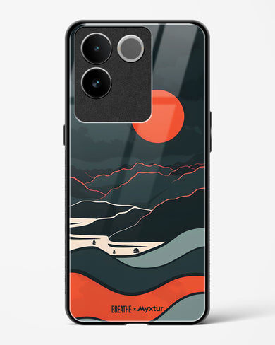 Fiery Nightfall [BREATHE] Glass Case Phone Cover (Vivo)