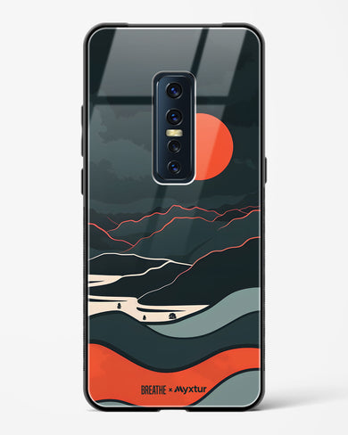 Fiery Nightfall [BREATHE] Glass Case Phone Cover (Vivo)