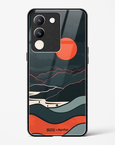 Fiery Nightfall [BREATHE] Glass Case Phone Cover (Vivo)