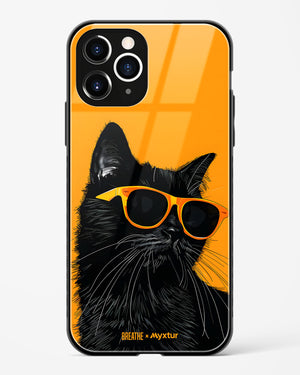 Feline Flair [BREATHE] Glass Case Phone Cover (Apple)