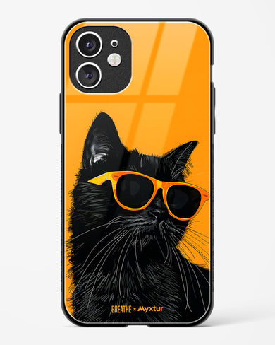 Feline Flair [BREATHE] Glass Case Phone Cover (Apple)