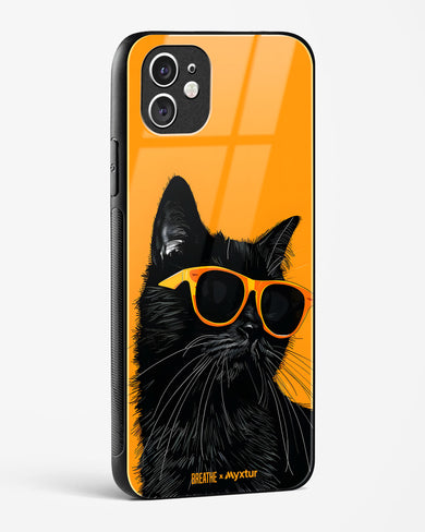 Feline Flair [BREATHE] Glass Case Phone Cover (Apple)