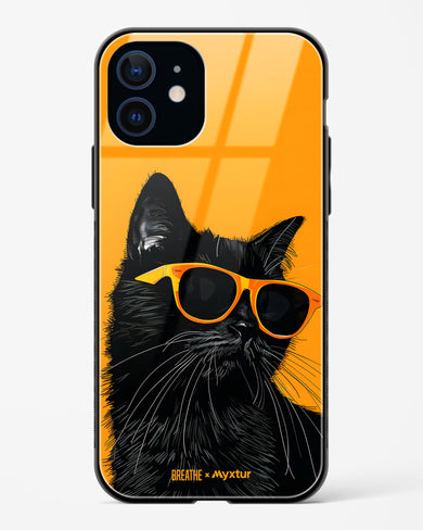 Feline Flair [BREATHE] Glass Case Phone Cover (Apple)