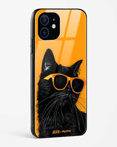 Feline Flair [BREATHE] Glass Case Phone Cover (Apple)