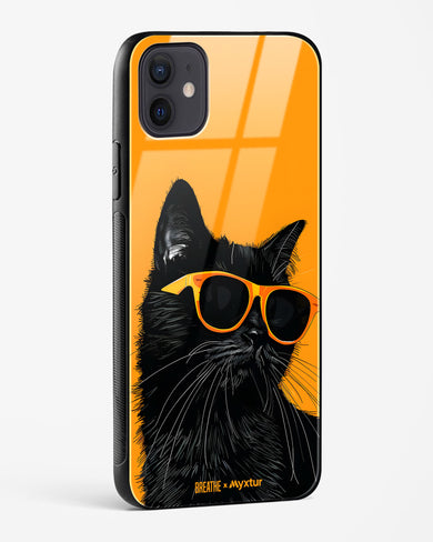 Feline Flair [BREATHE] Glass Case Phone Cover (Apple)