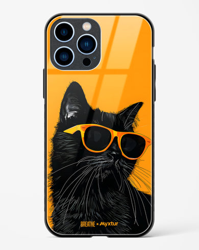 Feline Flair [BREATHE] Glass Case Phone Cover (Apple)