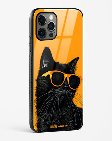 Feline Flair [BREATHE] Glass Case Phone Cover (Apple)