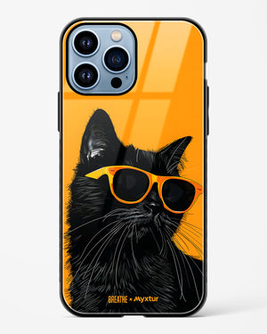 Feline Flair [BREATHE] Glass Case Phone Cover (Apple)