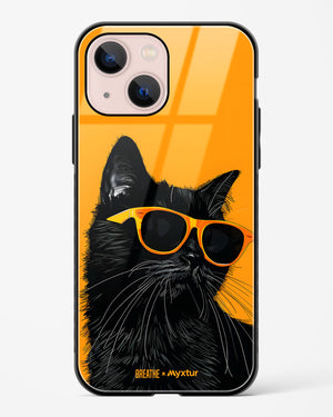 Feline Flair [BREATHE] Glass Case Phone Cover (Apple)