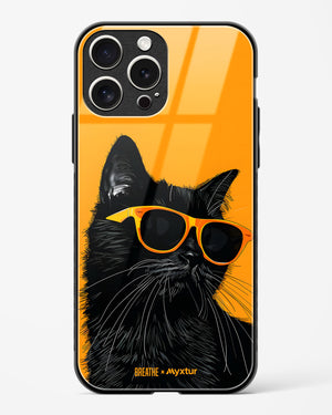 Feline Flair [BREATHE] Glass Case Phone Cover (Apple)