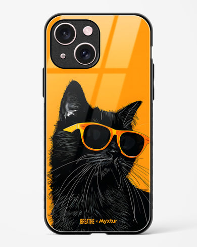 Feline Flair [BREATHE] Glass Case Phone Cover (Apple)