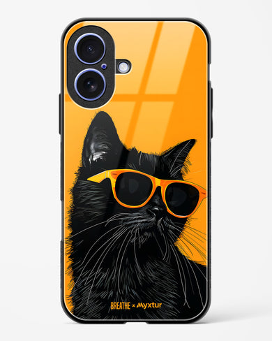 Feline Flair [BREATHE] Glass Case Phone Cover (Apple)