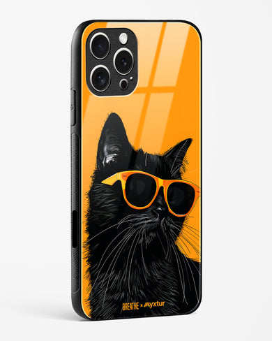 Feline Flair [BREATHE] Glass Case Phone Cover (Apple)