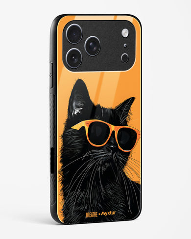 Feline Flair [BREATHE] Glass Case Phone Cover (Apple)