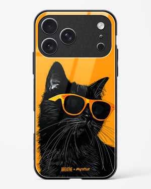 Feline Flair [BREATHE] Glass Case Phone Cover (Apple)
