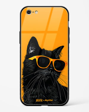 Feline Flair [BREATHE] Glass Case Phone Cover (Apple)