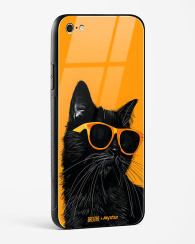 Feline Flair [BREATHE] Glass Case Phone Cover (Apple)