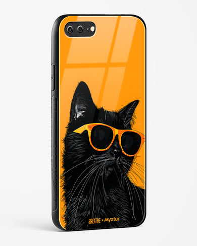 Feline Flair [BREATHE] Glass Case Phone Cover (Apple)