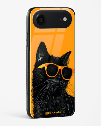 Feline Flair [BREATHE] Glass Case Phone Cover (Apple)