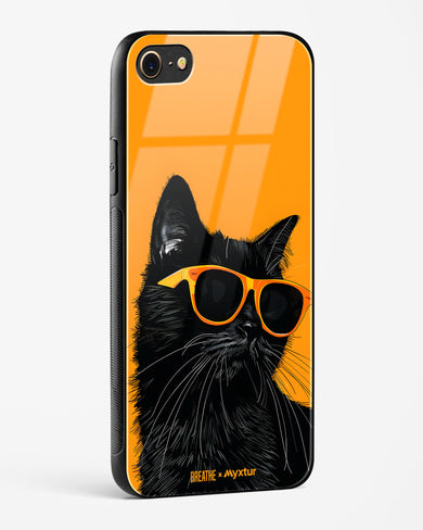 Feline Flair [BREATHE] Glass Case Phone Cover (Apple)