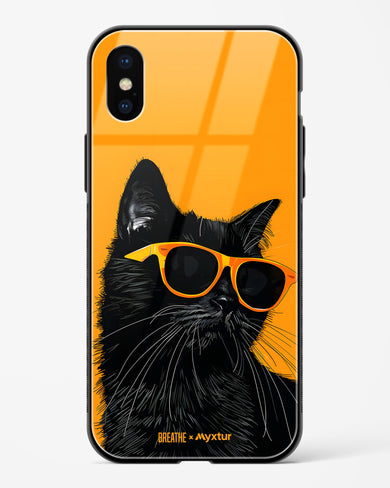 Feline Flair [BREATHE] Glass Case Phone Cover (Apple)