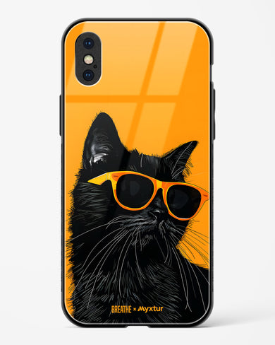 Feline Flair [BREATHE] Glass Case Phone Cover (Apple)