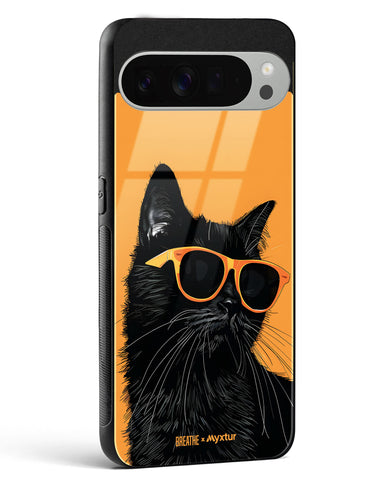 Feline Flair [BREATHE] Glass Case Phone Cover (Google)