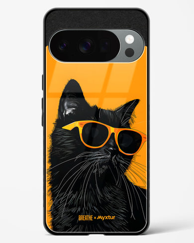 Feline Flair [BREATHE] Glass Case Phone Cover (Google)