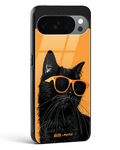 Feline Flair [BREATHE] Glass Case Phone Cover (Google)