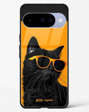 Feline Flair [BREATHE] Glass Case Phone Cover (Google)