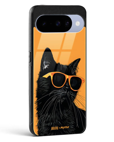 Feline Flair [BREATHE] Glass Case Phone Cover (Google)
