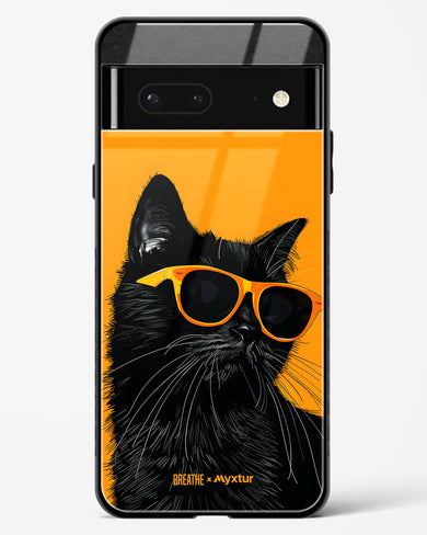 Feline Flair [BREATHE] Glass Case Phone Cover (Google)