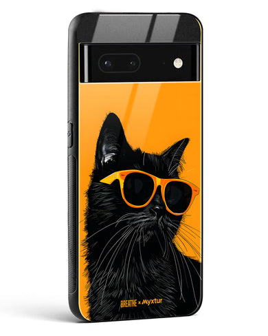 Feline Flair [BREATHE] Glass Case Phone Cover (Google)