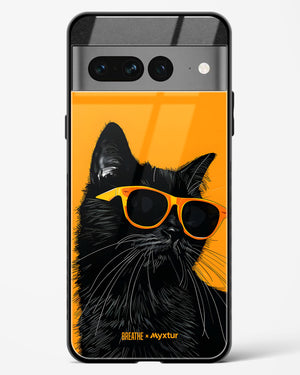 Feline Flair [BREATHE] Glass Case Phone Cover (Google)