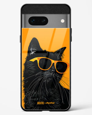 Feline Flair [BREATHE] Glass Case Phone Cover (Google)