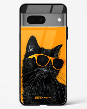 Feline Flair [BREATHE] Glass Case Phone Cover (Google)