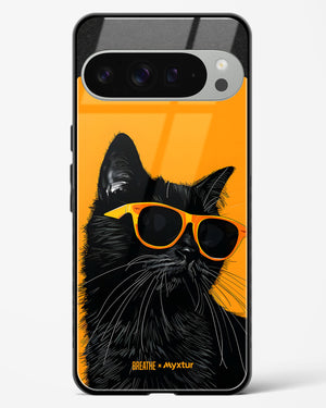 Feline Flair [BREATHE] Glass Case Phone Cover (Google)