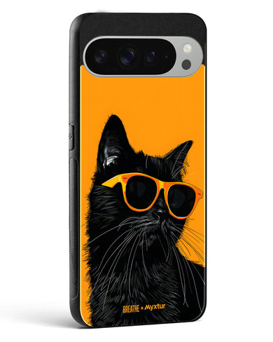 Feline Flair [BREATHE] Glass Case Phone Cover (Google)