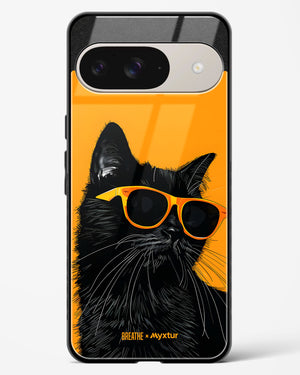 Feline Flair [BREATHE] Glass Case Phone Cover (Google)