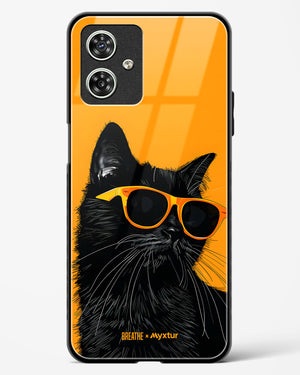 Feline Flair [BREATHE] Glass Case Phone Cover (Motorola)
