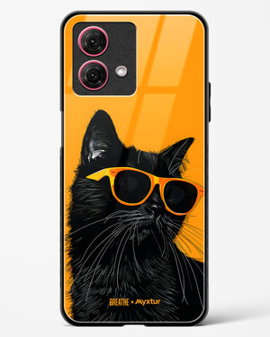 Feline Flair [BREATHE] Glass Case Phone Cover (Motorola)