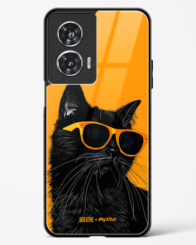 Feline Flair [BREATHE] Glass Case Phone Cover (Motorola)