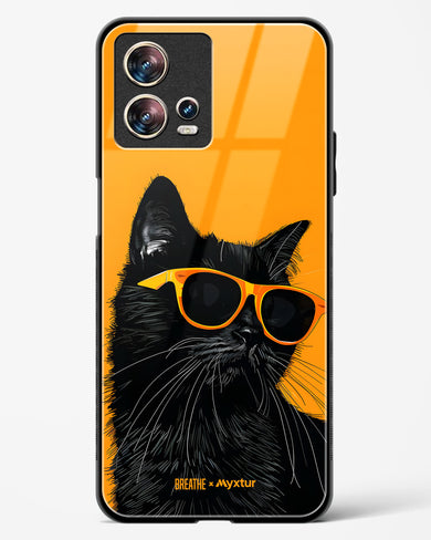 Feline Flair [BREATHE] Glass Case Phone Cover (Motorola)